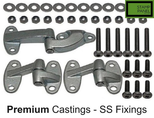 Rear door hinge - door, kit