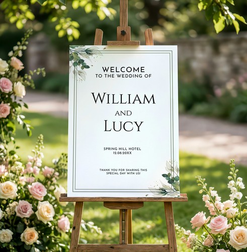 Personalised wedding welcome - personalised,