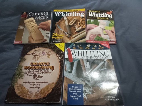 Lot wood carving books - 5,