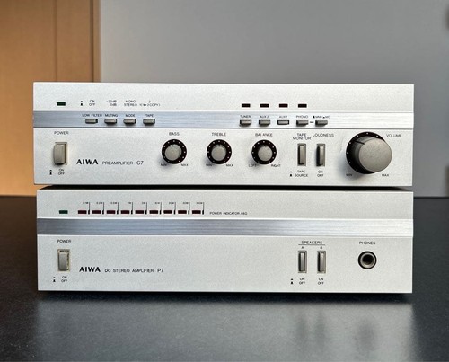 Aiwa p7 preamplifier - aiwa, s-p7