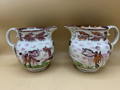 Pair antique staffordshire - antique,