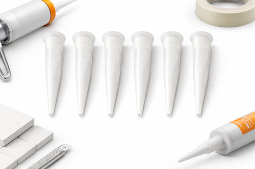 Caulk gun nozzle - nozzle, tips
