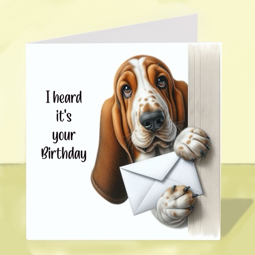 Basset hound dog birthday - basset,