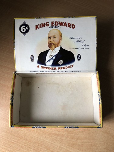 King edward imperial cigar box - edward,