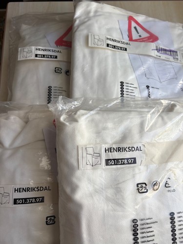 Ikea henriksdal white chair - henriksdal,