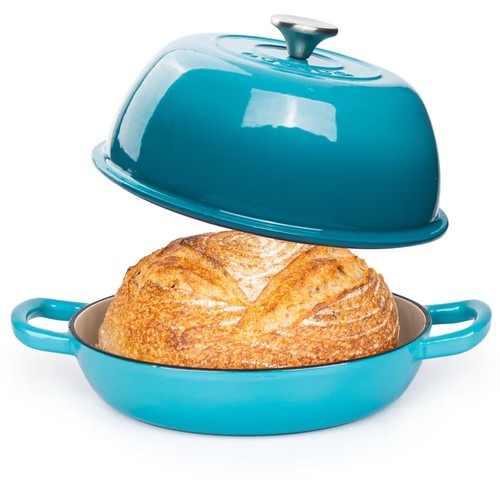 Enamelled cast iron dutch oven - cast,