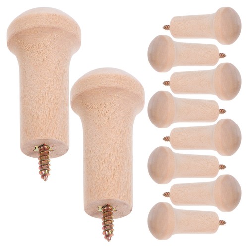 10pcs wooden shaker pegs - wooden,