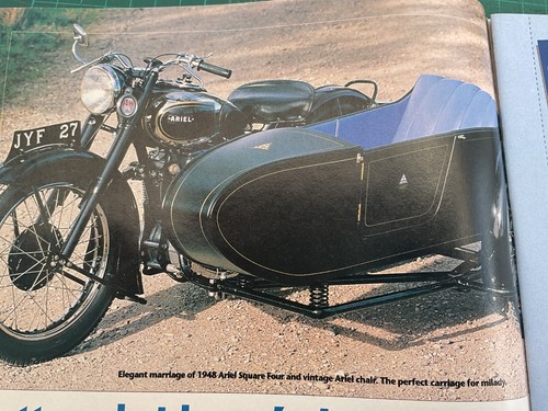 Ariel square four - ariel, sidecar