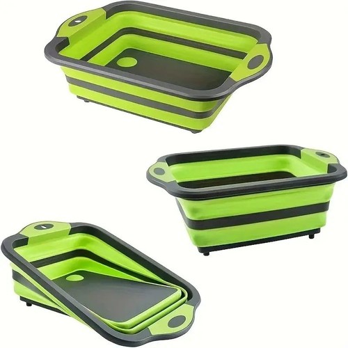 Portable folding wash basin - folding,
