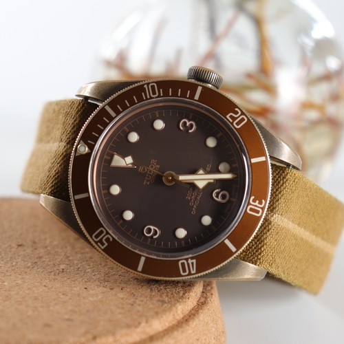 Tudor black bay bronze 43mm - bay, |