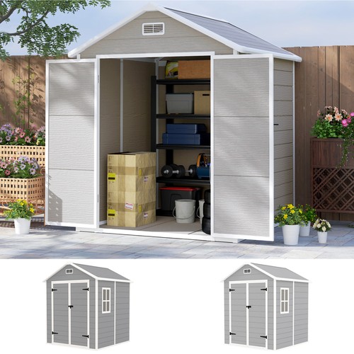 5ft plastic garden shed - 6,