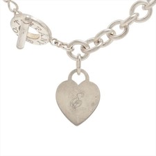 Tiffany heart tag toggle Necklace 925 73.9g Silver Engraved initials Yes