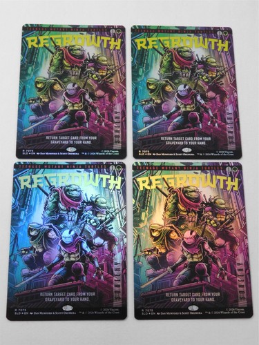 Regrowth foil tmnt secret - x4,