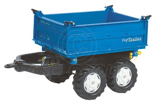 Rolly toys blue mega trailer - blue,