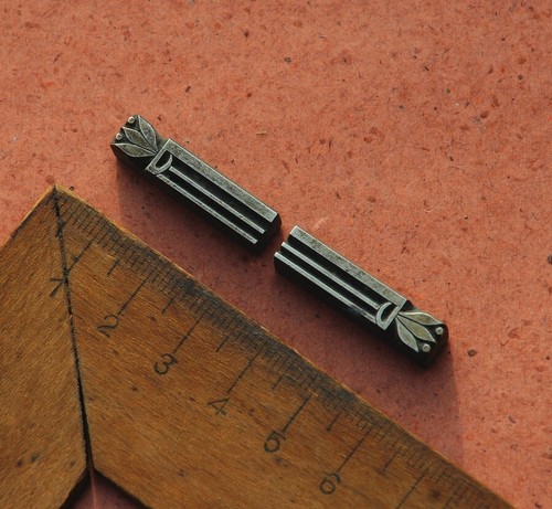 Brass ornament bookbinding - 2x,