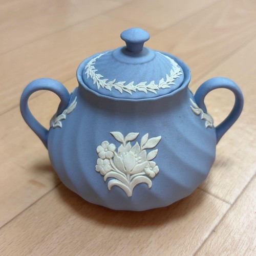 Wedgwood jasper blue sugar - wedgwood,