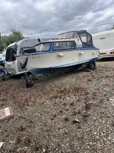 Boat and trailer - boat,