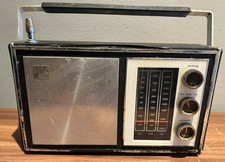 Vintage Ekco Transistor Radio Portable MW LW 1960s 1970s Untested Retro Black