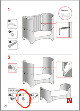 Leander Bed / Cot Bed 1x Spare