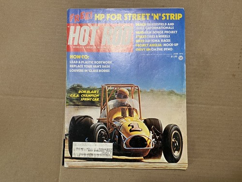 Hot rod vintage magazine - rod, june