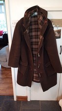 Original Montgomery Duffle Coat Dark Brown Men's Size 44
