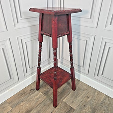 Antique Plant Stand Lamp Table