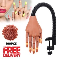 Nail Acrylic gel Practice Hand