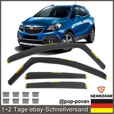 Wind deflectors rain deflectors for Opel Mokka / Mokka X 2012-2020 4 pieces