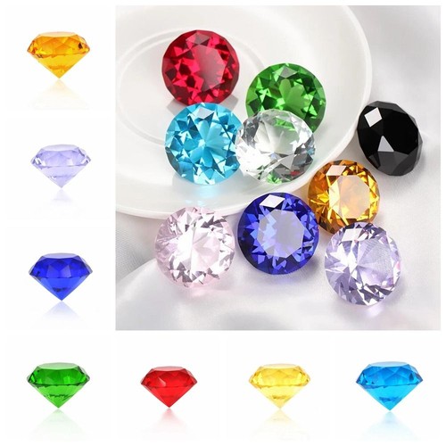 Glass crystal diamond shaped - crystal,