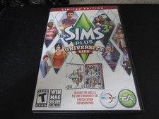 Sims 3 Plus University Life: Limited Edition (Windows/Mac, 2013)