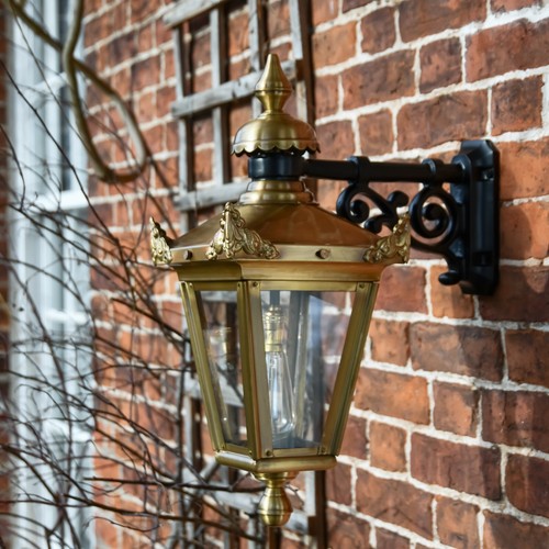 Victorian antique brass wall - antique,