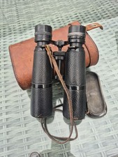 WW2 GERMAN HENSOLDT JAG DIALYT D.R.P 6X42 BINOCULARS AND CASE