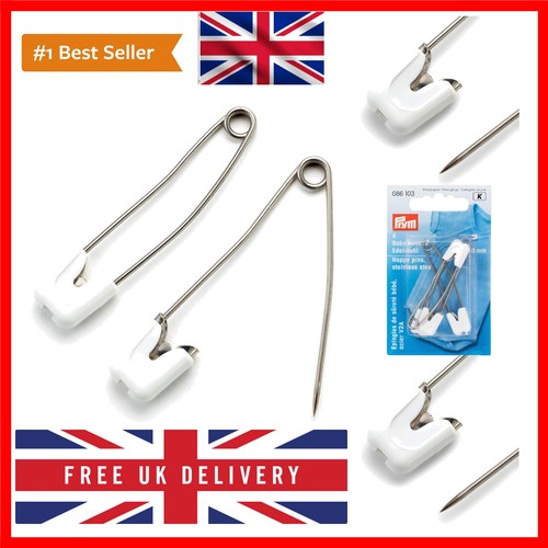 Nappy pins metal white 55 - nappy, metal,