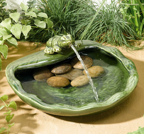 Solar powered water feature - powered,