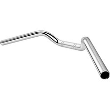 7/8" 22mm Motorcycle Retro Handlebars Chrome Universal Roller Bike Cafe Racer