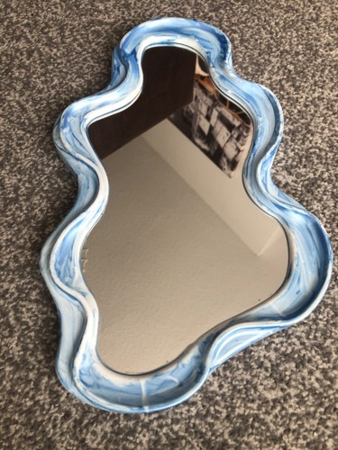 Small hand painted mirror - small,