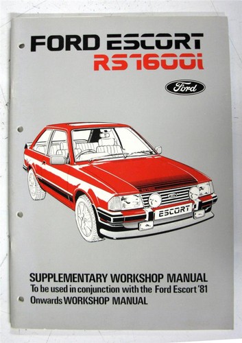 Ford escort rs1600i car - ford,