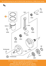 SUZUKI Ring-set-piston, K1300-81199 OEM