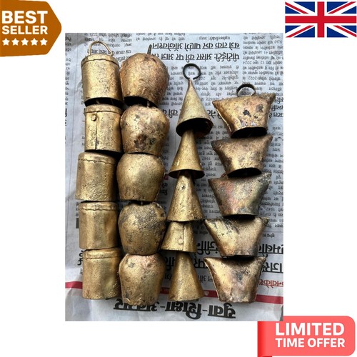 Antique finish cow bells - antique,