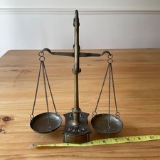 Vintage Small Brass Balance