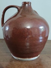 Large Stoneware Flagon with