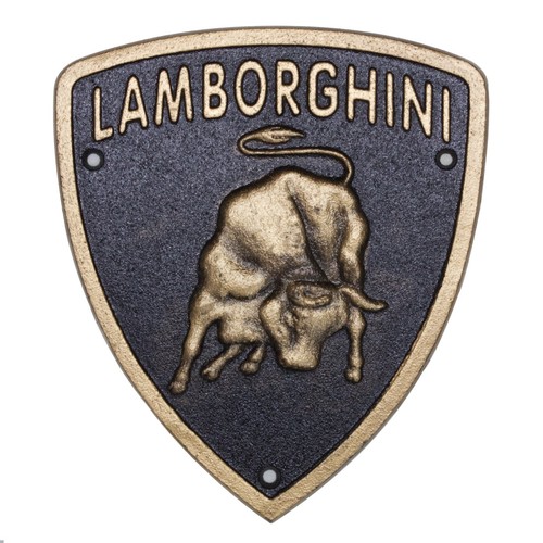 Lamborghini cast iron wall - iron,
