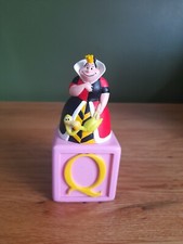 Disney Grolier Alphabet Character Fun Blocks 'Q' Queen Of Hearts Figure 