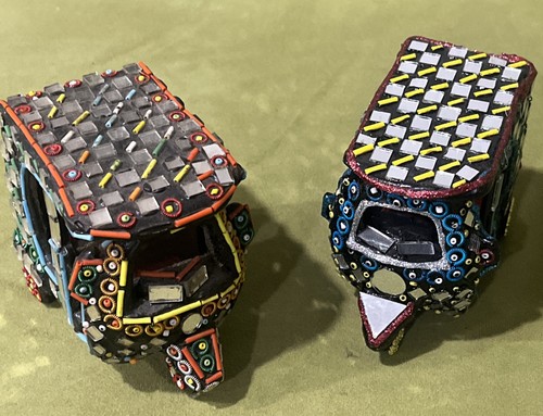 Set pakistani rickshaw - set, of