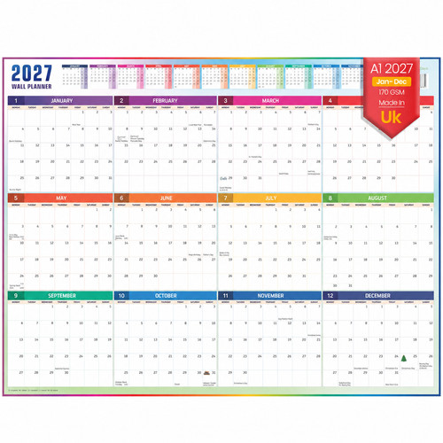 2027 wall planner - 2027,