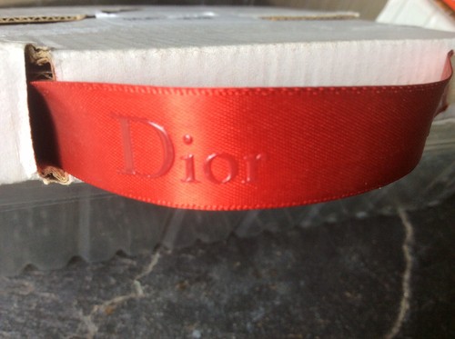 Red christian dior ribbon - red,