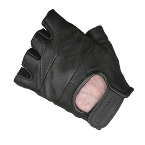 Leather fingerless gloves - fingerless,
