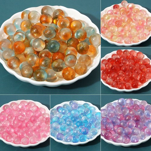 Coloured glass marbles - coloured, |