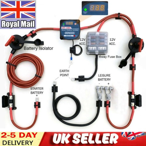 Split charge 12v 140a - split,