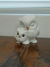 Vintage Royal Osborne Owl with Chick figurine Bone China Republic of China 1405